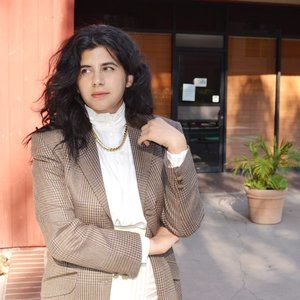 Givenchy Ivory Turtleneck Silk Top US 8/EU 38 // Vintage